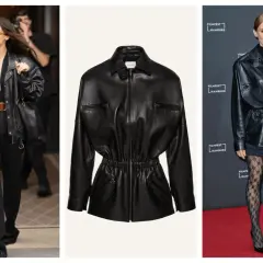 Bella Hadid i Diane Kruger w tej samej skórzanej kurtce. Kto był jej właścicielem?