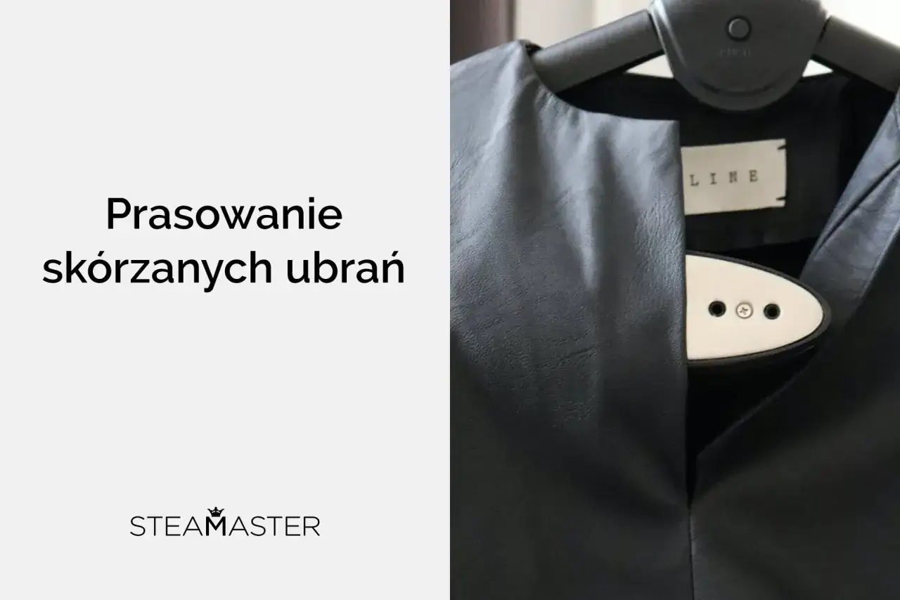 Jak wyprostować kurtkę ze skóry ekologicznej? Parownica Steamaster pomoże Ci odświeżyć i wygładzić ubrania ze skóry.
