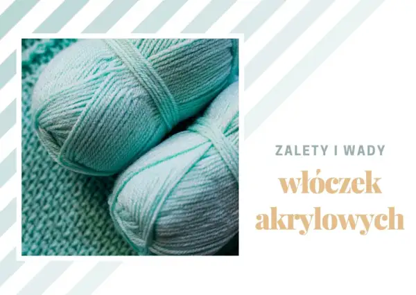 Dwa motki turkusowej włóczki akrylowej, idealnej do rękodzieła. Akryl co to za materiał? Dowiedz się o jego zaletach i wadach.